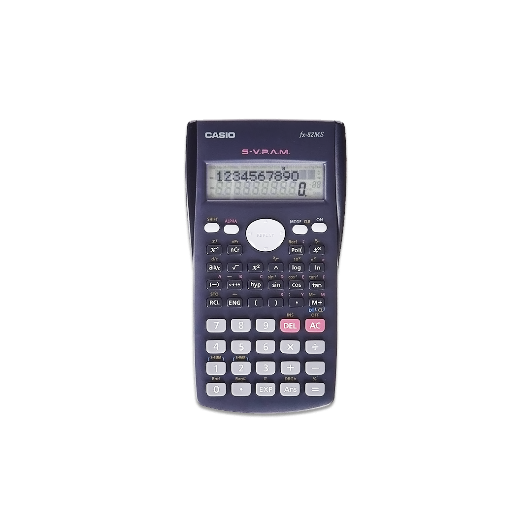 CALCULADORA CIENTÍFICA CASIO FX-82MS 240 FUNCIONES, LÍNEAS 12